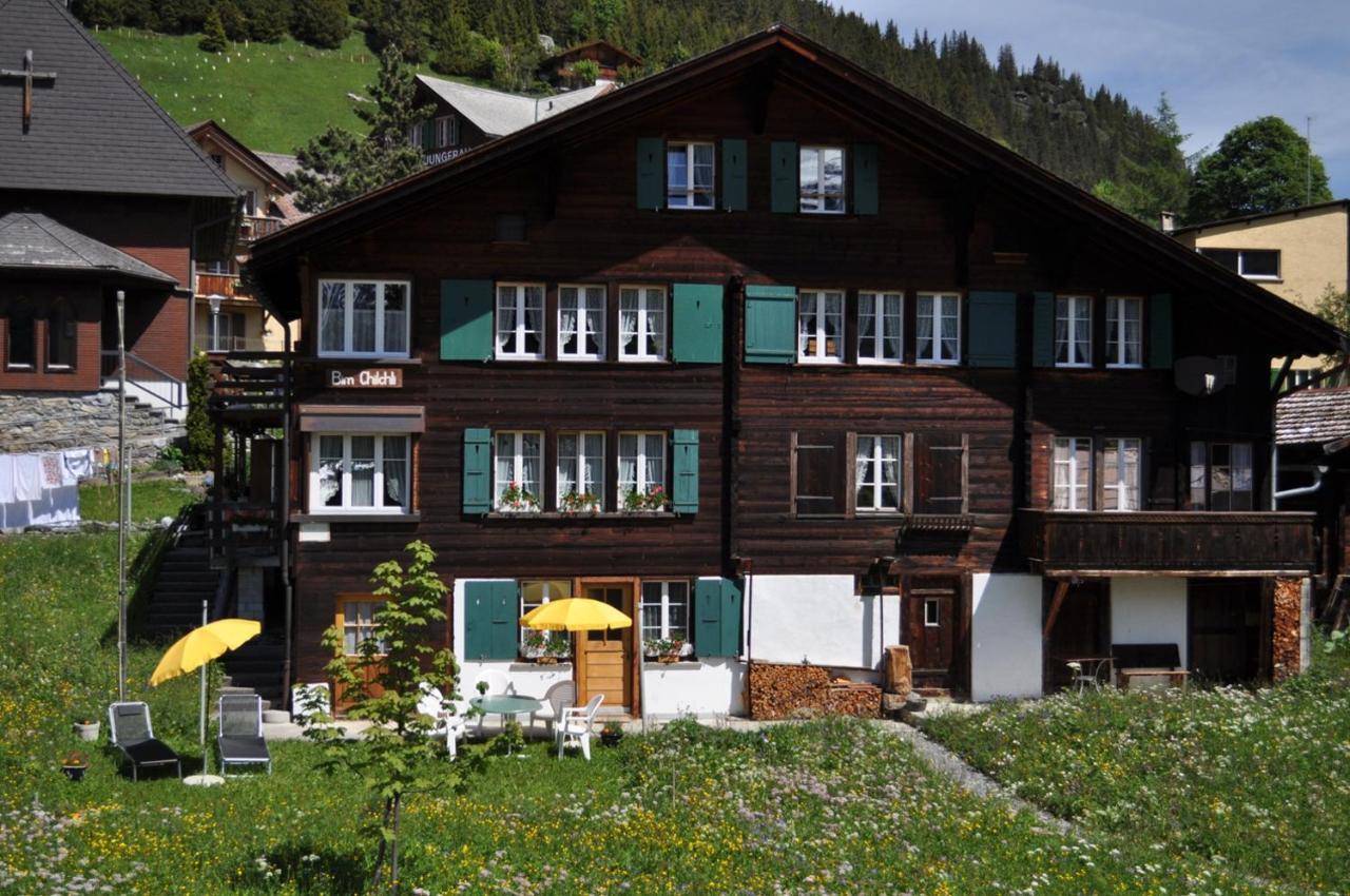 Studio bim Chalet bim Chilchli Mürren Dış mekan fotoğraf